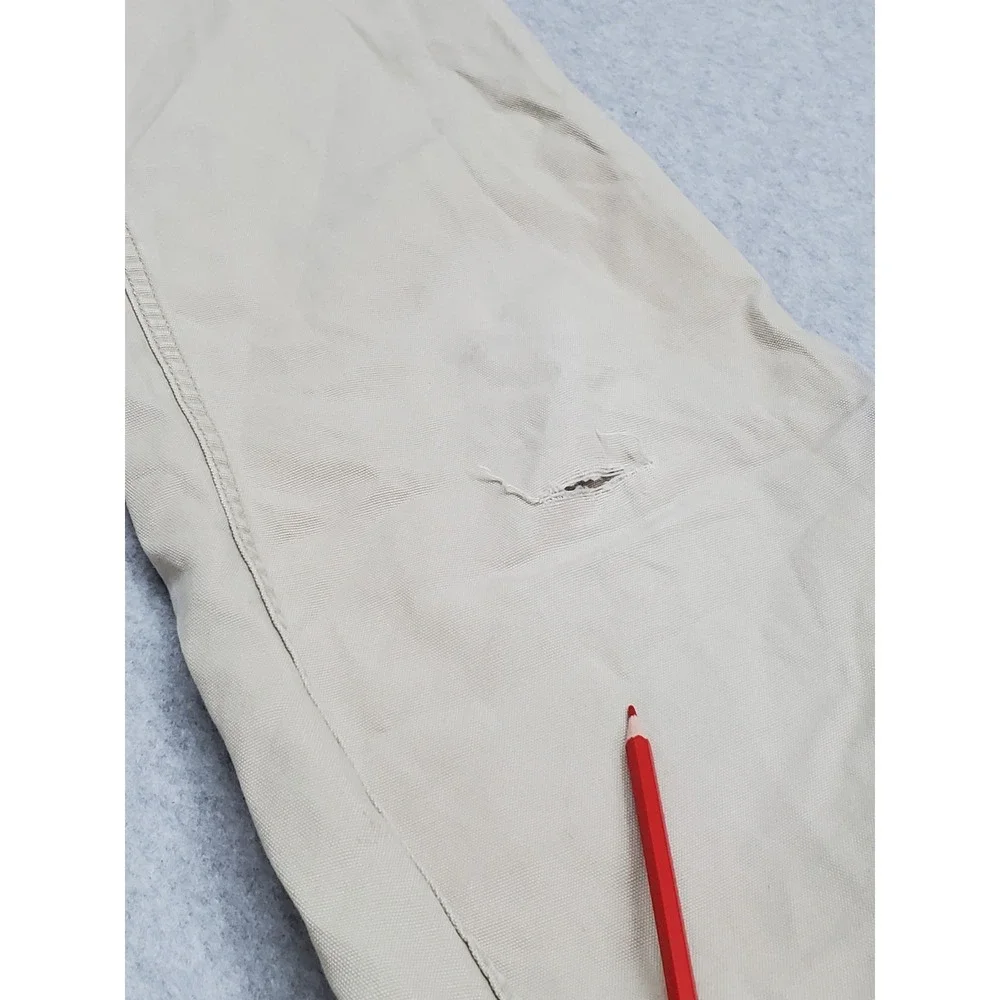 Patagonia Men Pants 34 REG Beige Chino Duck Organic Cotton 30
